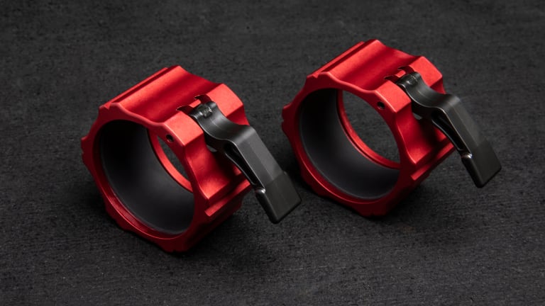 OSO Mighty Axle Collars 2.0 - Red | Rogue Fitness